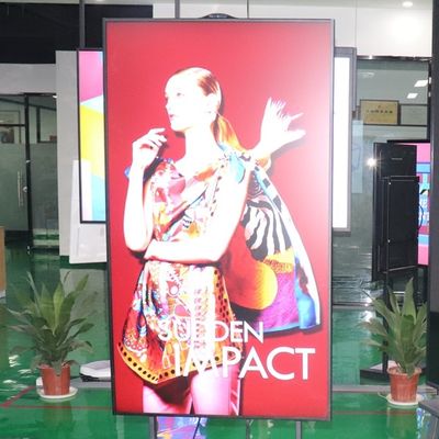 Vitrin Reklam Monitörleri Lcd Kiosk için 65 İnç Lcd Ekran