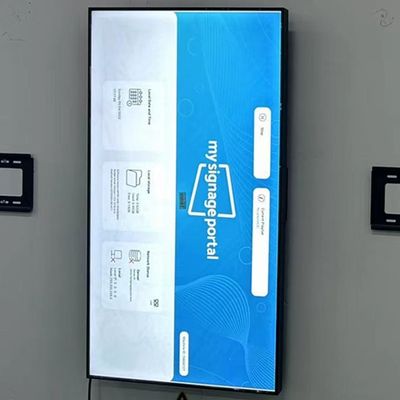 75 inç Duvara Monte Dijital Reklam Ekranı 3500nit 3840x2160