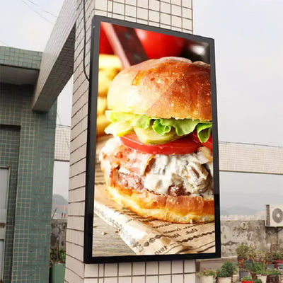 65 inç Totem Lcd Dış Mekan Lcd Ekran Paneli 3000nits Ultra HD