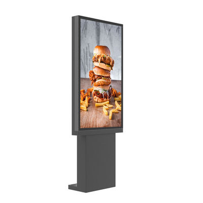 Fast Food Restoranları İçin 55 İnç Dış Mekan Dijital Menü Panoları Tam HD Monitör 3000nits