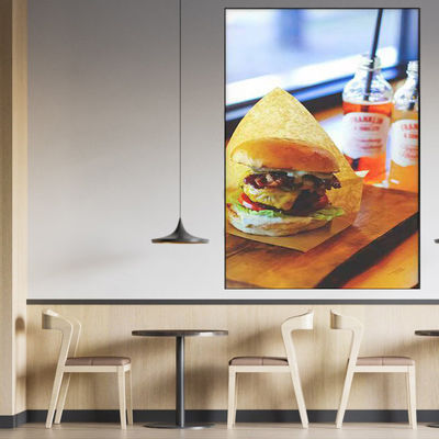 86 inç Ticari Cafe Dijital Tabela Reklam Kiosk Ekranı