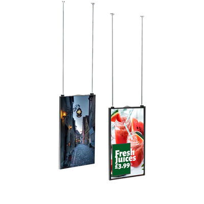 Perakende Mağazaları Çift taraflı LCD Ekranı 700-1000 Nits Parlaklık