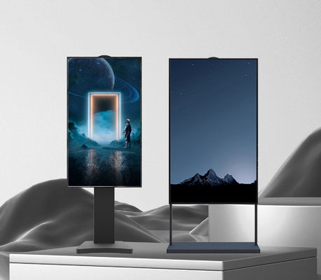 55 Inch 3000 Nits Dış LCD Ekranları Yer Standı Reklam Tft