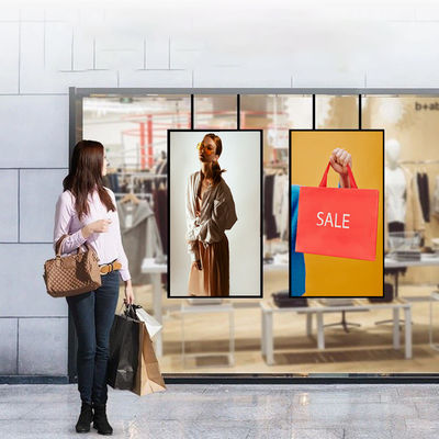 Mağaza Penceresi Dijital TFT LCD Ekranı 3840 X 2160 UHD Yüksek Parlaklık 700 - 3000 Nits