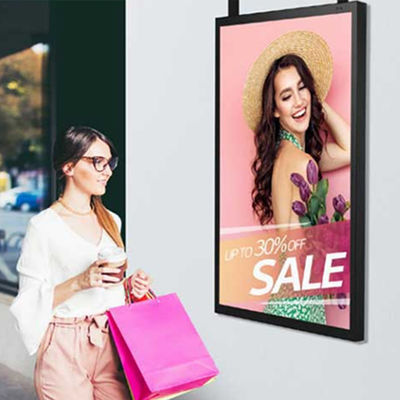 Özel Boyut Dükkan Pencere LCD Ekran 49 inç Reklam FHD Ekranı