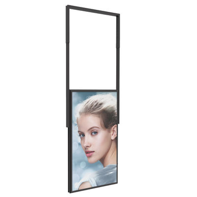 Reklam Kiosk LCD Ekranı Ultra İnce 43 Inç Mağaza Penceresi için Çift Taraflı